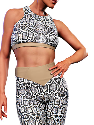 Albino Python Sports Bra-Sports bra-bootysculpted